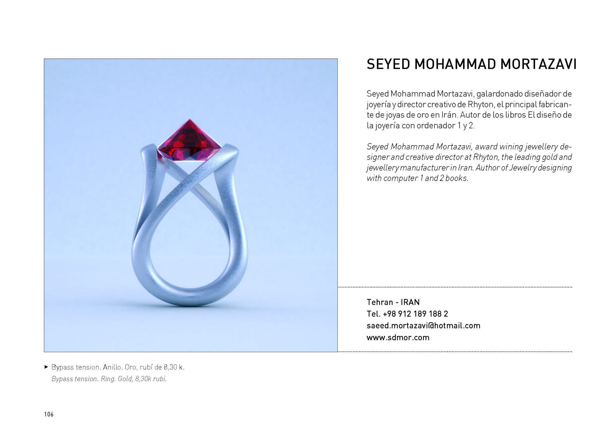 Contemporary jewelry yearbook,سید محمد مرتضوی,طراحی طلا و جواهر